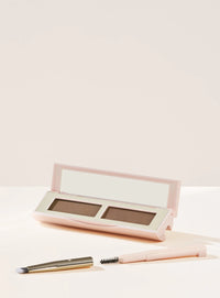 Thumbnail for Rare Beauty Waterproof Eyebrow Harmony Shape & Fill Duo