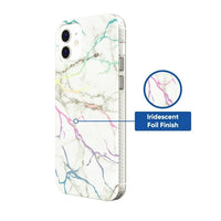 Thumbnail for Protect Onn White Iridescent Marble Phone Case for iPhone 12 Pro Max