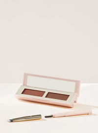 Thumbnail for Rare Beauty Waterproof Eyebrow Harmony Shape & Fill Duo