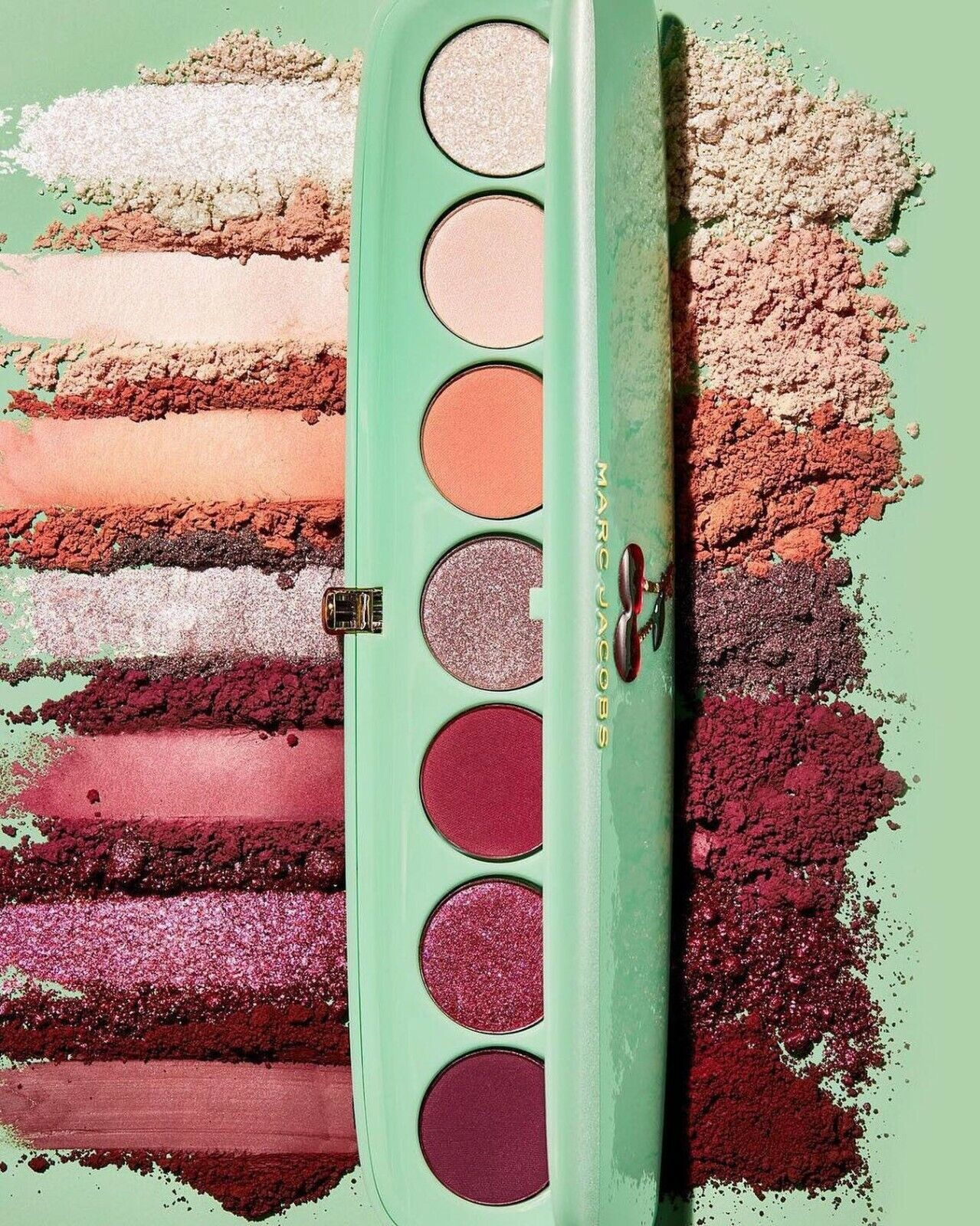 Marc Jacobs Eye Conic "Cherrific" Limited Edition Eyeshadow Palette & "Oh Miley" Creme Lipstick Set