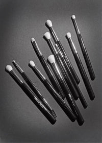 Thumbnail for Black All About Eyes 10 Piece Makeup Brush Set + Makeup Brush Case