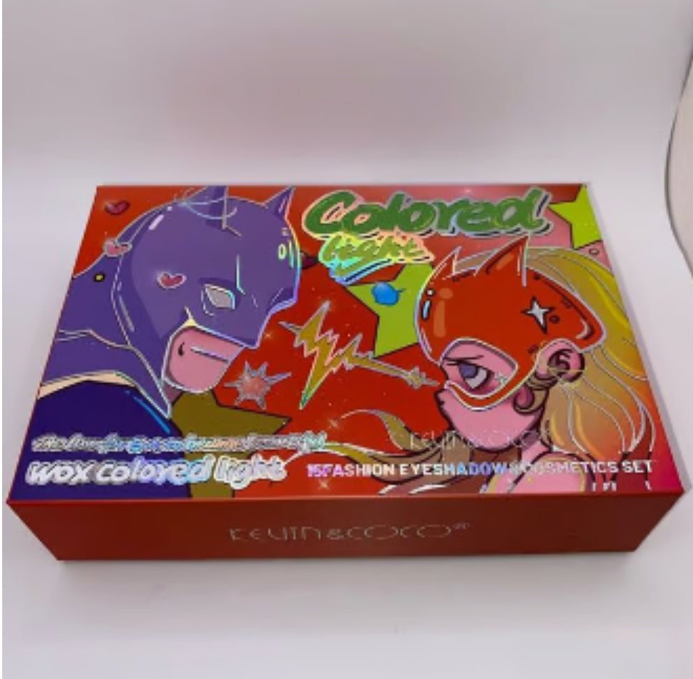 Kevin & Coco Colored Light Eyeshadow Palette & Lipgloss PR Kit