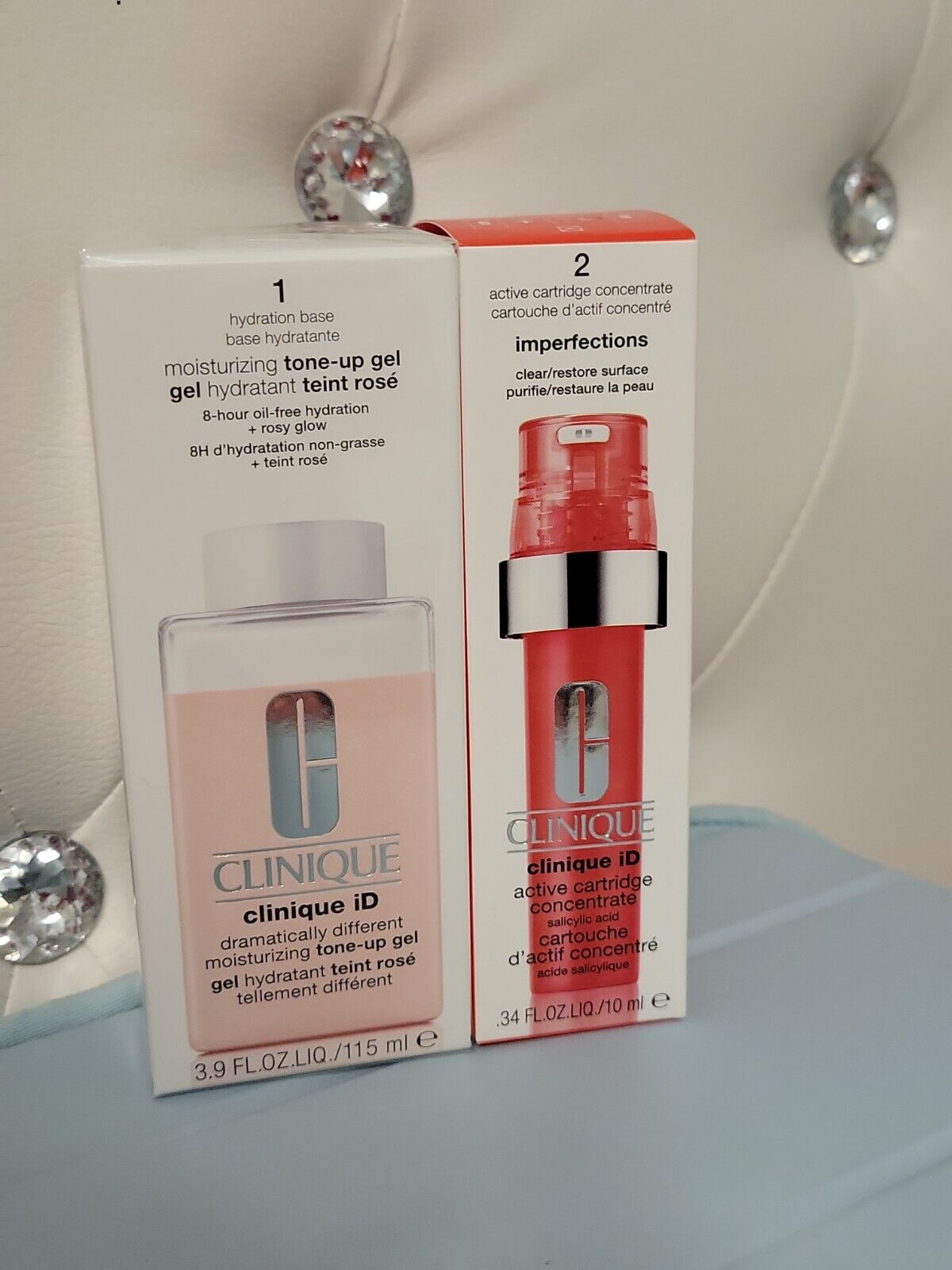 CliniqueID Tone Up Gel Moisturizer + Imperfections Active Cartridge Concentrate